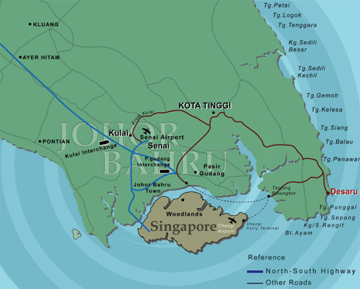 Location Map - Desaru Holiday Chalet