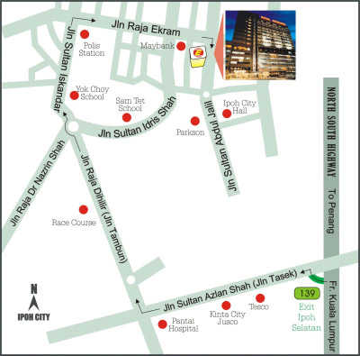 Location Map - Excelsior Hotel