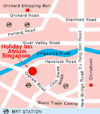 Location Map - Holiday Inn Atrium Singapore