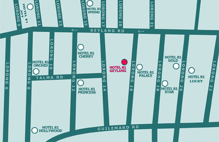 Location Map - Hotel 81 Geylang
