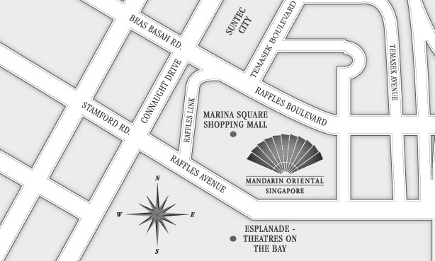 Location Map - Mandarin Oriental Singapore