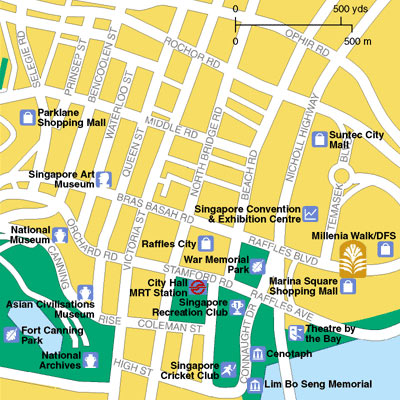 Location Map - Pan Pacific Hotel Singapore