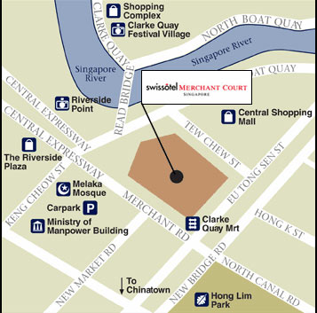 Location Map - Swissotel Merchant Court Singapore