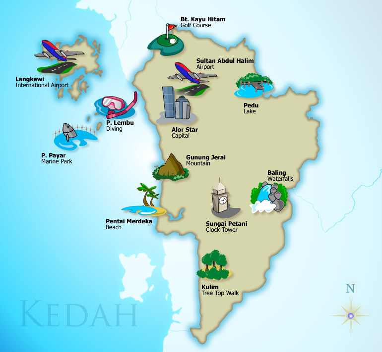 Kedah Map